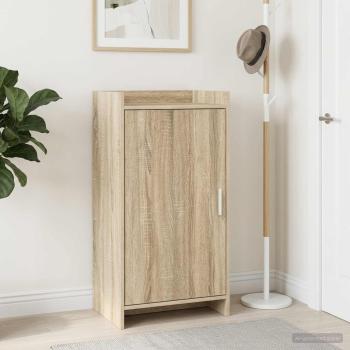 ARDEBO.de - Schuhschrank mit Tür Sonoma-Eiche 48 x 36 x 92 cm Holzwerkstoff