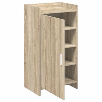 Schuhschrank mit Tür Sonoma-Eiche 48 x 36 x 92 cm Holzwerkstoff