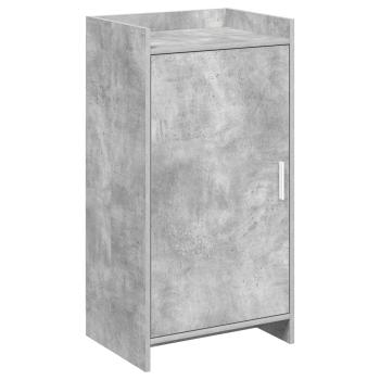 Schuhschrank mit Tür Betongrau 48 x 36 x 92 cm Holzwerkstoff