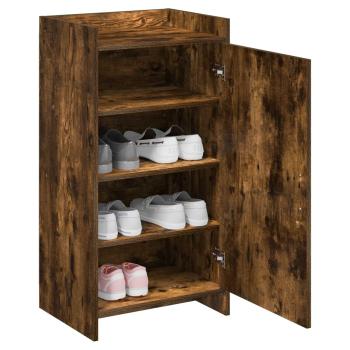 Schuhschrank Geräucherte Eiche 48 x 36 x 92 cm Holzwerkstoff