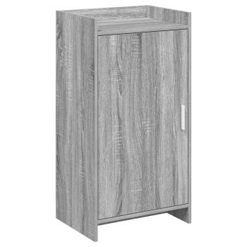 Schuhschrank mit Tür Grau Sonoma 48 x 36 x 92 cm Holzwerkstoff