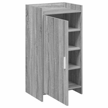 Schuhschrank mit Tür Grau Sonoma 48 x 36 x 92 cm Holzwerkstoff