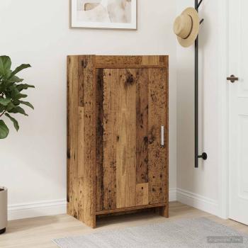 ARDEBO.de - Schuhschrank mit Speicher Altholz 48 x 36 x 92 cm Holzwerkstoff