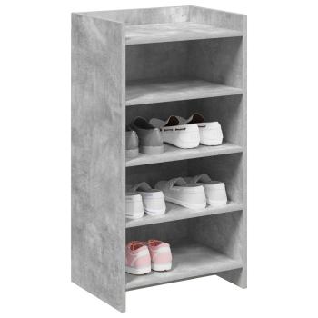 Schuhschrank Betongrau 48 x 36 x 92 cm Holzwerkstoff