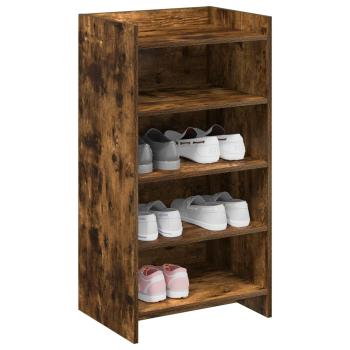 Schuhschrank Geräucherte Eiche 48 x 36 x 92 cm Holzwerkstoff