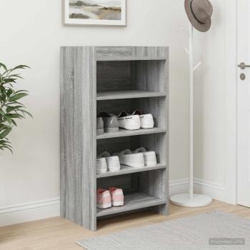 ARDEBO.de - Schuhschrank Grau Sonoma 48 x 36 x 92 cm Holzwerkstoff