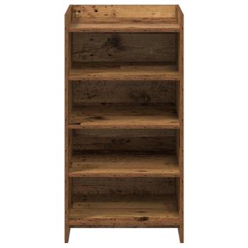 Schuhschrank mit Speicher Altholz 48 x 36 x 92 cm Holzwerkstoff