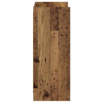 Schuhschrank mit Speicher Altholz 48 x 36 x 92 cm Holzwerkstoff