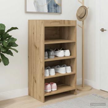 ARDEBO.de - Schuhschrank 48 x 36 x 92 cm Holzwerkstoff Artisan-Eiche