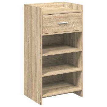 ARDEBO.de - Schuhschrank Sonoma-Eiche 48 x 36 x 92 cm Holzwerkstoff