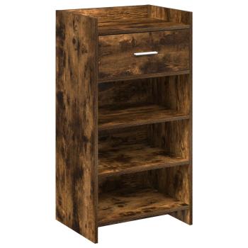 Schuhschrank Geräucherte Eiche 48 x 36 x 92 cm Holzwerkstoff