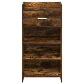 Schuhschrank Geräucherte Eiche 48 x 36 x 92 cm Holzwerkstoff