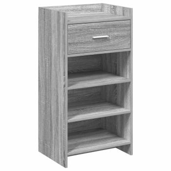 Schuhschrank Grau Sonoma 48 x 36 x 92 cm Holzwerkstoff