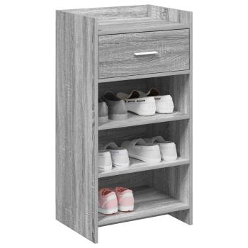 Schuhschrank Grau Sonoma 48 x 36 x 92 cm Holzwerkstoff