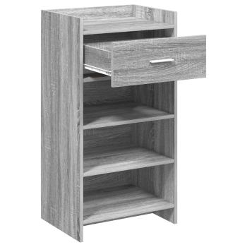 Schuhschrank Grau Sonoma 48 x 36 x 92 cm Holzwerkstoff