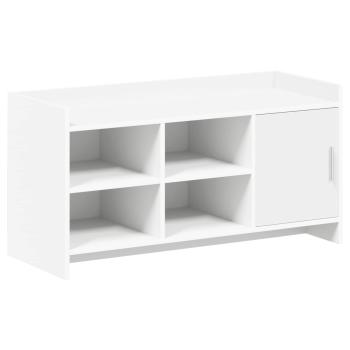 Schuhschrank mit Speicher Weiß 100 x 39,5 x 51 cm Holzwerkstoff