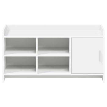 Schuhschrank mit Speicher Weiß 100 x 39,5 x 51 cm Holzwerkstoff