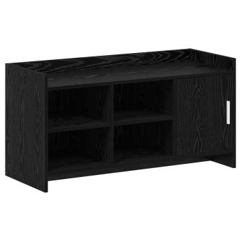 Schuhschrank Schwarze Eiche 100 x 39,5 x 51 cm Holzwerkstoff
