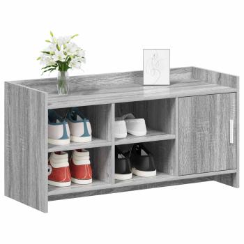 Schuhschrank Grau Sonoma 100 x 39,5 x 51 cm Holzwerkstoff