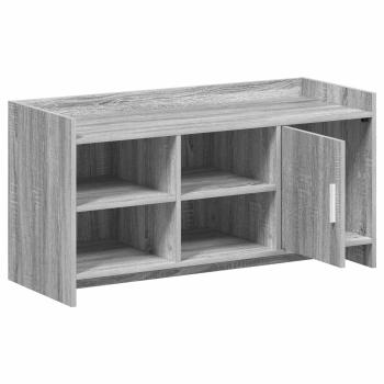 Schuhschrank Grau Sonoma 100 x 39,5 x 51 cm Holzwerkstoff