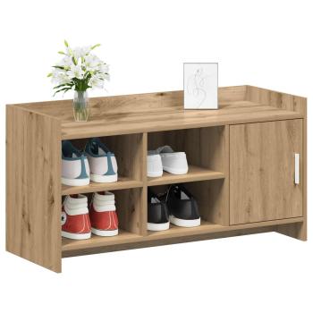 Schuhschrank 100 x 39,5 x 51 cm Holzwerkstoff Artisan-Eiche