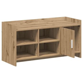 Schuhschrank 100 x 39,5 x 51 cm Holzwerkstoff Artisan-Eiche