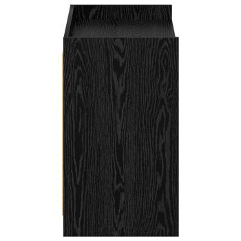 Schuhschrank Schwarze Eiche 85 x 39,5 x 70 cm Holzwerkstoff