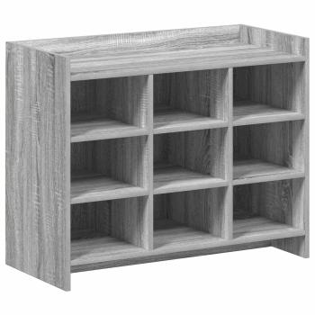 Schuhschrank Grau Sonoma 85 x 39,5 x 70 cm Holzwerkstoff