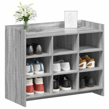 Schuhschrank Grau Sonoma 85 x 39,5 x 70 cm Holzwerkstoff
