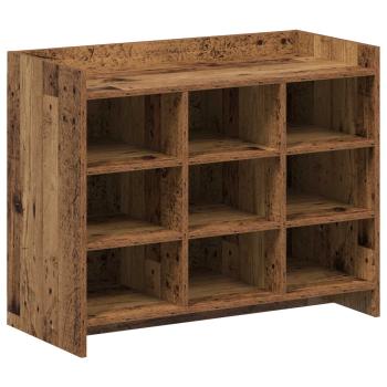 Schuhschrank Altholz 85 x 39,5 x 70 cm Holzwerkstoff