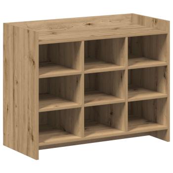 Schuhschrank 85 x 39,5 x 70 cm Holzwerkstoff Artisan-Eiche