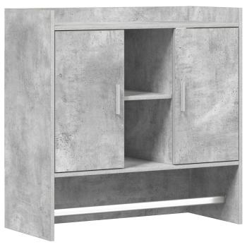 Wandregal Wandhalterung Betongrau 80 x 36 x 80 cm Holzwerkstoff