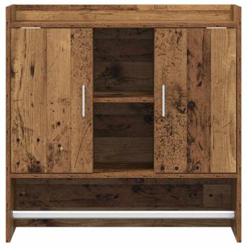 Wandregal Wandhalterung Altholz 80 x 36 x 80 cm Holzwerkstoff