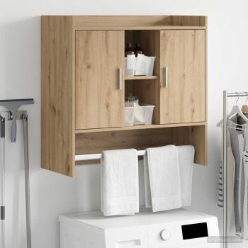ARDEBO.de - Wandregal Wandhalterung Artisan-Eiche 80 x 36 x 80 cm