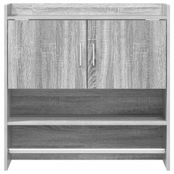 Wandregal Wandhalterung Grau Sonoma 80 x 36 x 80 cm