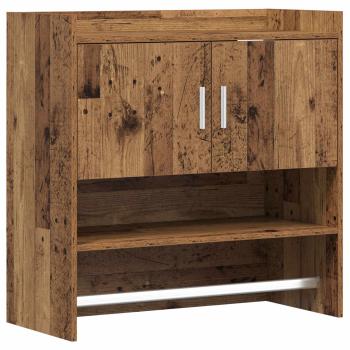 Wandregal Wandhalterung Altholz 80 x 36 x 80 cm Holzwerkstoff