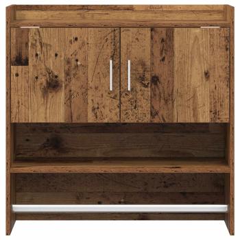 Wandregal Wandhalterung Altholz 80 x 36 x 80 cm Holzwerkstoff