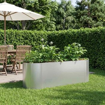 ARDEBO.de - Hochbeet im Garten Verzinkter Stahl 120 x 40 x 40 cm