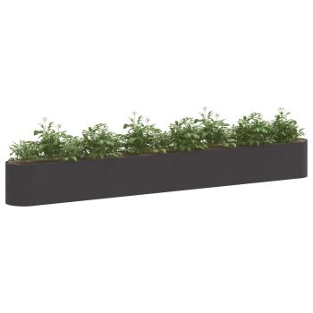 Hochbeet im Garten Schwarz 360 x 40 x 40 cm