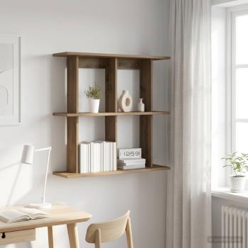ARDEBO.de - Wandregal Wandhalterung Artisan-Eiche 80 x 20 x 75 cm