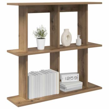 Wandregal Wandhalterung Artisan-Eiche 80 x 20 x 75 cm
