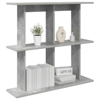 Wandregal Wandhalterung Betongrau 100 x 20 x 75 cm