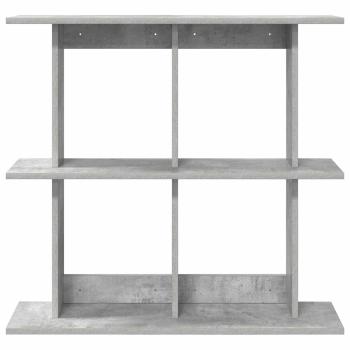 Wandregal Wandhalterung Betongrau 100 x 20 x 75 cm