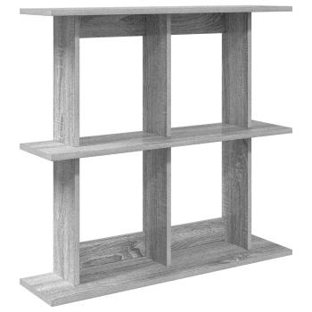 Wandregal Wandhalterung Grau Sonoma 100 x 20 x 75 cm