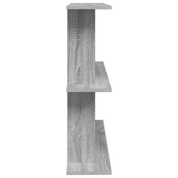 Wandregal Wandhalterung Grau Sonoma 100 x 20 x 75 cm