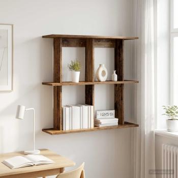 ARDEBO.de - Wandregal Wandhalterung Altholz 100 x 20 x 75 cm Holzwerkstoff