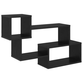 Schwebendes Regal Wandhalterung Schwarze Eiche 87 x 20 x 55 cm