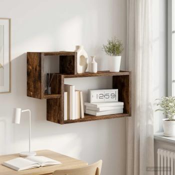 ARDEBO.de - Wandregal Wandhalterung Raucheiche 55 x 15 x 35 cm