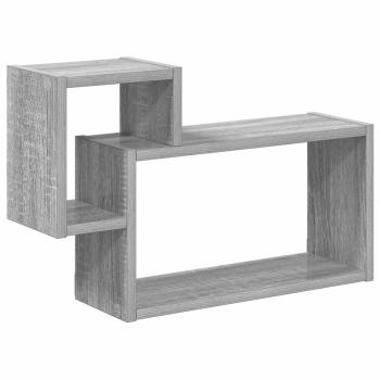 Wandregal Wandhalterung Grau Sonoma 55 x 15 x 35 cm