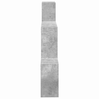Wandregal Wandhalterung Betongrau 91,5 x 15 x 76 cm